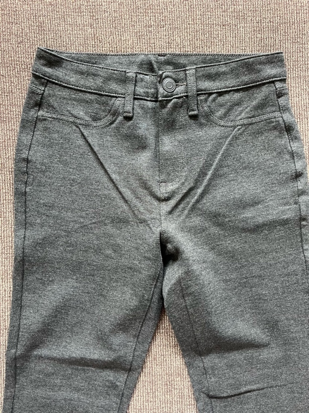 LC Lauren Conrad Charcoal Gray Pull-On Ponte Business Casual Leggings